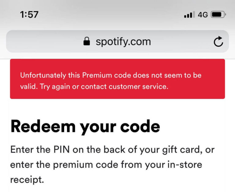 Spotify Gift Card Not Working? Here's the Solution - Tech Anoa